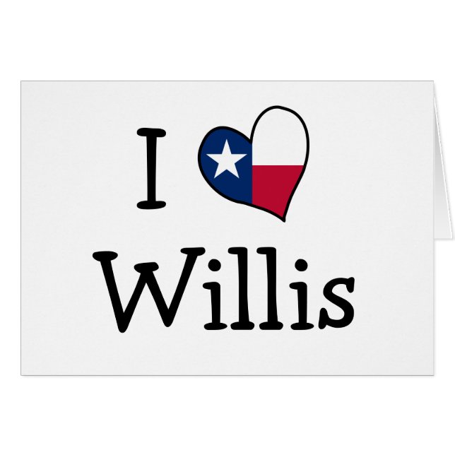 I Love Willis (Front Horizontal)