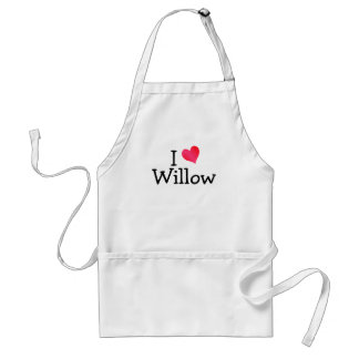 I Love Willow Standard Apron