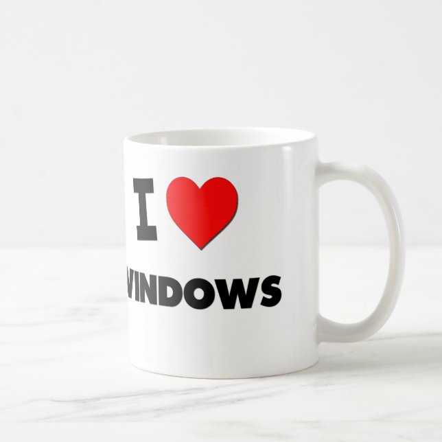 I love Windows Coffee Mug (Right)