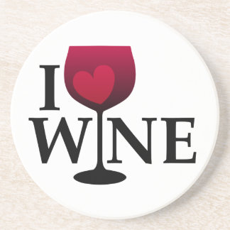I Love Wine Coaster