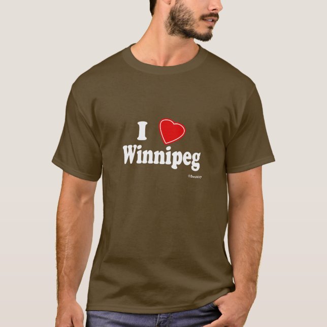 I Love Winnipeg T-Shirt (Front)