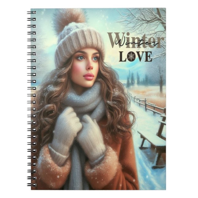 I love winter  notebook (Front)