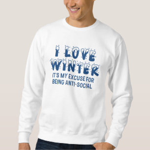 I Love Winter Sweatshirt