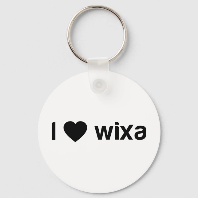 I Love Wixa Key Ring (Front)