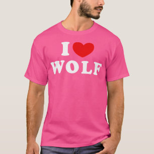 I Love Wolf I Heart Wolf T-Shirt