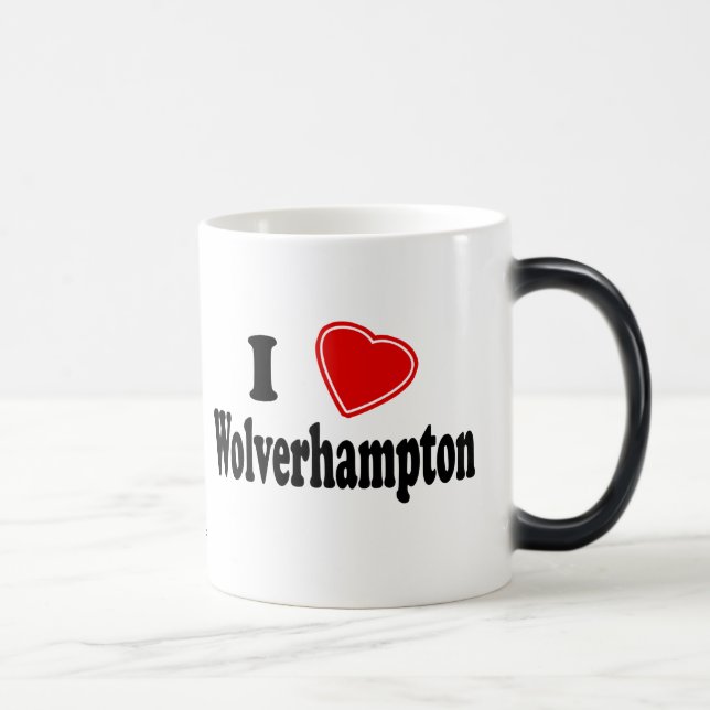 I Love Wolverhampton Magic Mug (Right)