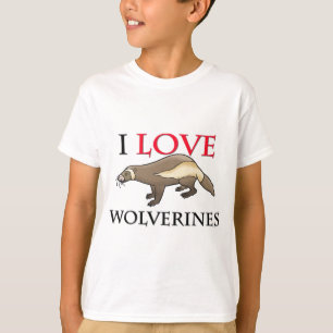 I Love Wolverines T-Shirt