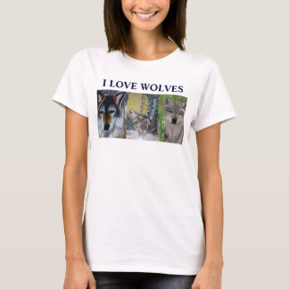 I LOVE WOLVES top
