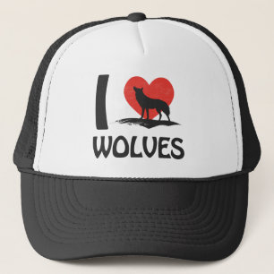 I love Wolves Trucker Hat
