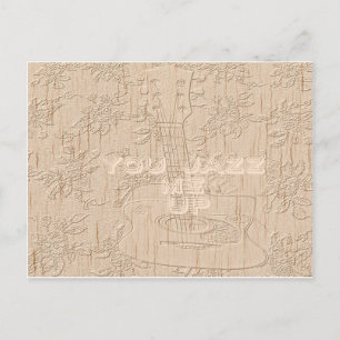 I love wood going brown Hakuna Matata Postcard