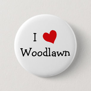 I Love Woodlawn 6 Cm Round Badge