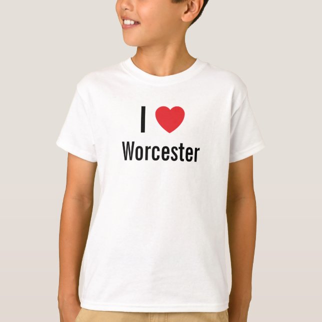 I love Worcester T-Shirt (Front)