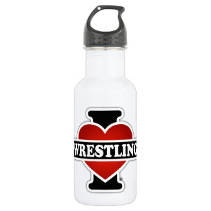 I Love Wrestling 532 Ml Water Bottle