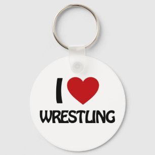 I love WRESTLING Key Ring