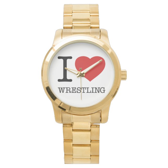 I LOVE WRESTLING WATCH (Front)