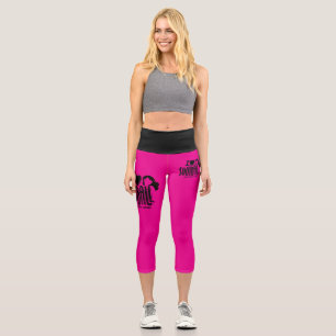 I Love WTF PINK Capri Leggings