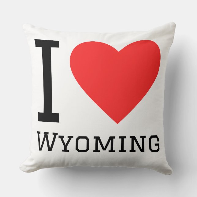 I love wyoming cushion (Front)