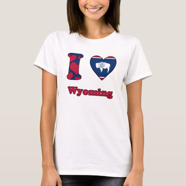 I love Wyoming T-Shirt (Front)