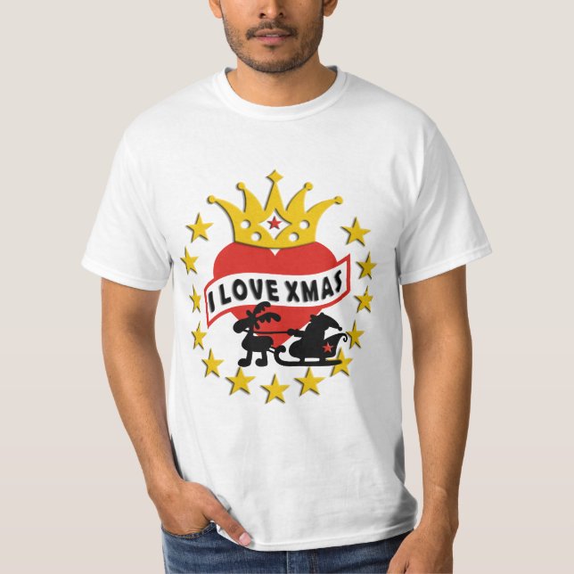 I LOVE Xmas T-Shirt (Front)