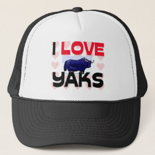 I Love Yaks Trucker Hat