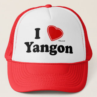 I Love Yangon Trucker Hat