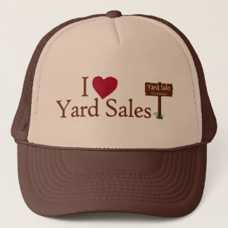 I Love Yard Sales Trucker Hat