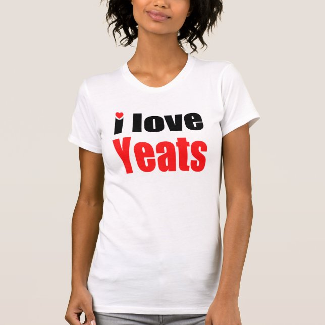 I Love Yeats T-Shirt (Front)