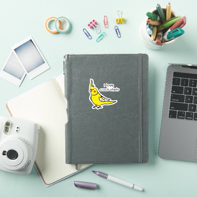 I Love Yellow Cockatiels (iPad Cover)