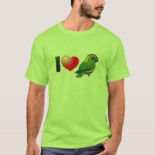 I Love Yellow-naped Amazons T-Shirt