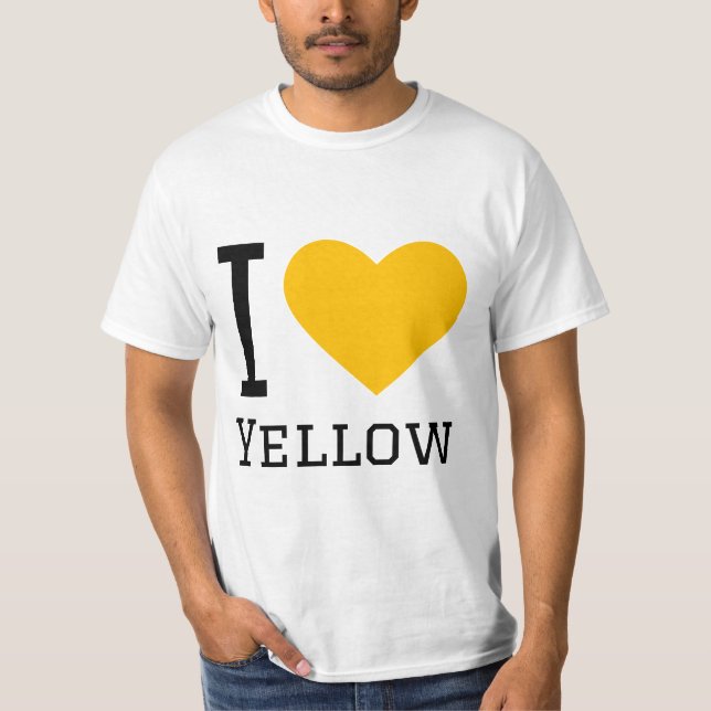 I love yellow T-Shirt (Front)