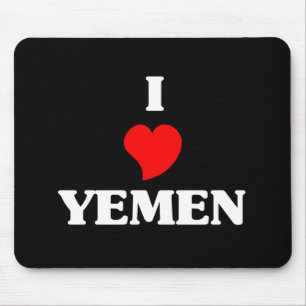 I Love Yemen Mouse Pad