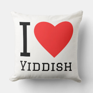 I love Yiddish Cushion
