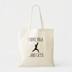 I love Yoga and Cats Bag