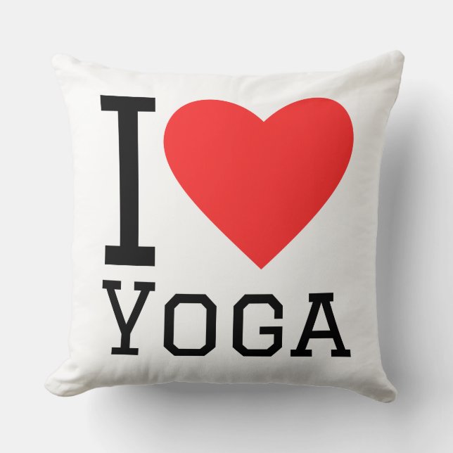 I love yoga cushion (Front)