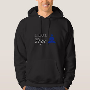 I Love Yoga Yoga Hoodie