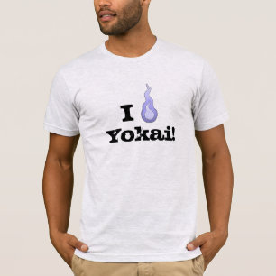 I Love Yokai! Japanese Flame Spirit T-Shirt