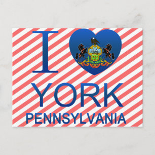I Love York, PA Postcard