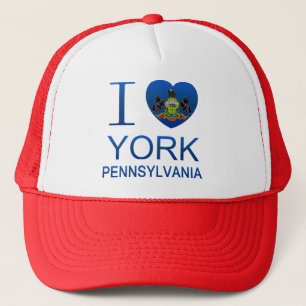 I Love York, PA Trucker Hat