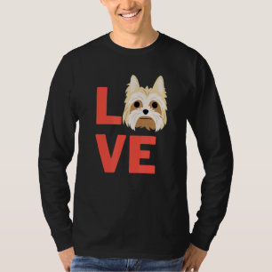 I Love Yorkshire Terrier Dog Pet Owner And Animal T-Shirt