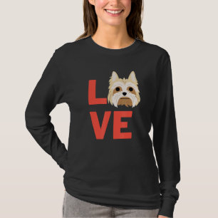 I Love Yorkshire Terrier Dog Pet Owner And Animal T-Shirt