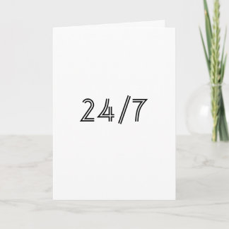 I Love You 24/7 Card