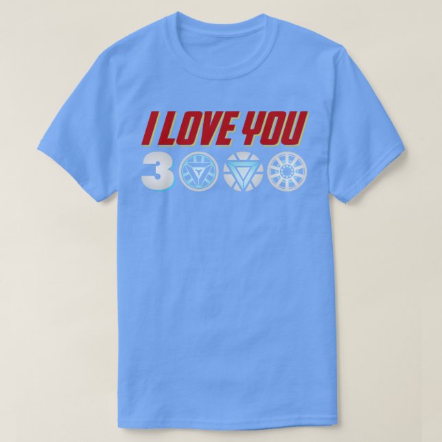 I Love You 3000 T-Shirt (Design Front)