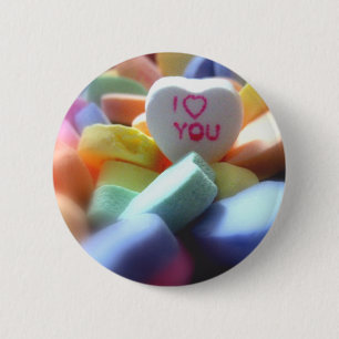 I Love You 6 Cm Round Badge