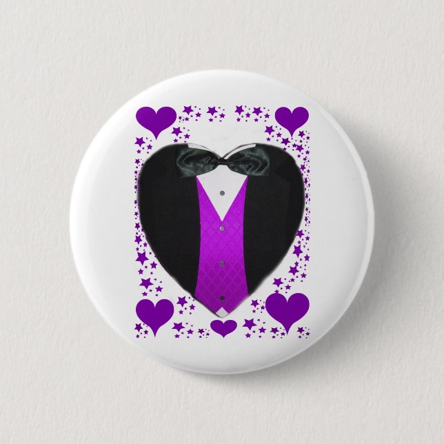 I Love You_ 6 Cm Round Badge (Front)