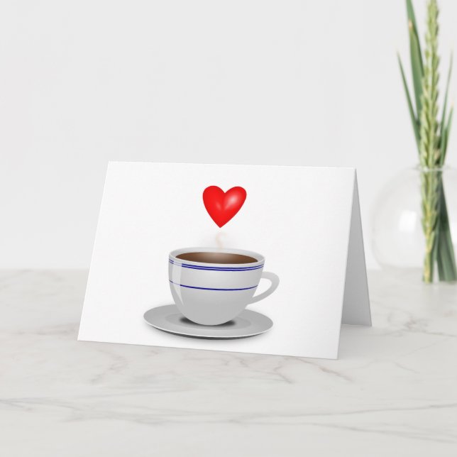 I love you a latte card (Front)