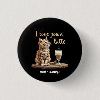 I Love You a Latte: Cute Valentine Coffee Pun 