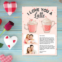 I Love You a Latte Personalised Valentine's Day