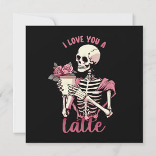 I love you a valentines day skeleton
