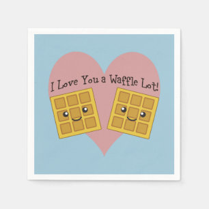 I Love You a Waffle Lot! Napkin