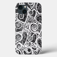 I Love You Abstract Scratch Art Design